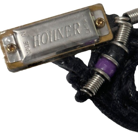 Vintage Compass & Harmonica Necklace Set New Funny Gag Gift Stocking Stuffer - Picture 10 of 12